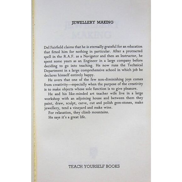Jewelry Making by Del Fairfeld a Teach Yourself Book - Picture 2 of 5